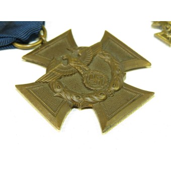 Protección de Aduanas o frontera de decoración de servicio larga Zollgrenzschutz-Ehrenzeichen en bronce. Espenlaub militaria
