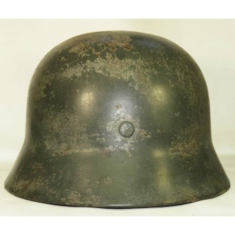 Double decal steel helmet, model 1935 for combat police units, SE66. Espenlaub militaria