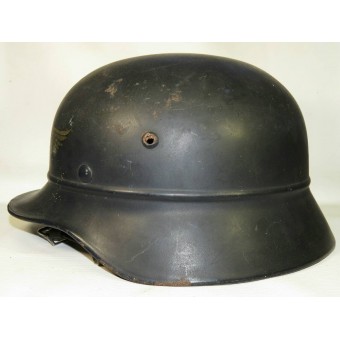 Luftschutz casque dacier pour les forces anti défense des avions de 3e Reich. Modèle 1935.. Espenlaub militaria