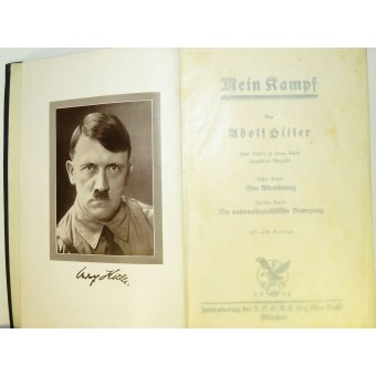 Mein Kampf de Adolf Hitler edición 1934 años. Espenlaub militaria