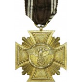 NSDAP Dienstauszeichnung - Croce NSDAP di lungo servizio in bronzo per 10 anni di servizio