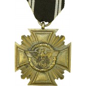 NSDAP:s tjänstekors i brons för 10 års tjänstgöring. NSDAP Dienstauszeichnung, 3.Klasse