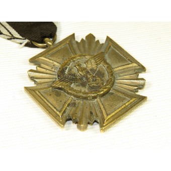 NSDAP Service Cross, bronzo per 10 anni di servizio. NSDAP Dienstauszeichnung, 3.Klasse. Espenlaub militaria