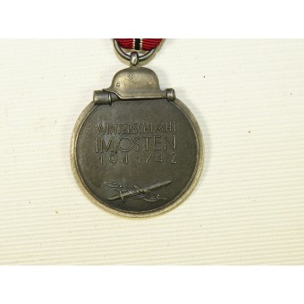 Otto Zappe Winterschlacht im Osten Medal. 110 märkt ring. Espenlaub militaria
