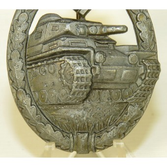 PAB - Panzerkampfabzeichen-Tank assault badge. Silverklass. Espenlaub militaria