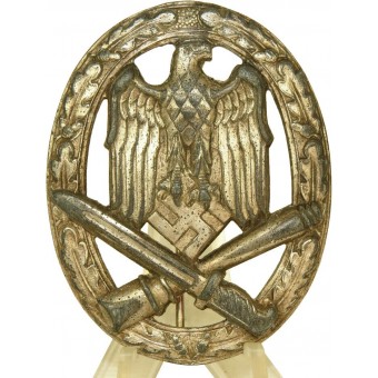 Unmarked Allgemeinesturmabzeichen / General Assault Badge. Espenlaub militaria