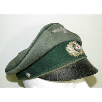 Wehrmacht Heer / Armée chapeau de pare-soleil de ladministration. Alter-Art. Espenlaub militaria