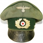 Cappello con visiera di servizio amministrativo della Wehrmacht Heer /Army. Alter-Art