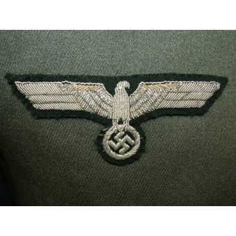 Wehrmacht parata tunica Waffenrock per maggiore di truppe blindate, apparteneva Friedrich Scheidemann. Espenlaub militaria