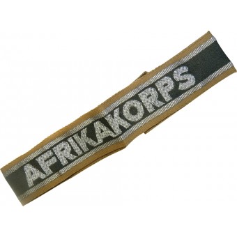 Afrikakorps -mansetin otsikko. Espenlaub militaria