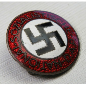 Kolmannen valtakunnallisen sosialistinen työväenpuolueen jäsenen merkki, NSDAP, M1/ 72. Espenlaub militaria