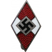 Distintivo del membro della Hitler Jugend, М 1/128 RZM- Eugen Schmidhäussler-Pforzheim.