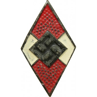 HJ distintivo, zinco, M1 / ​​93- Gottlieb Friedrich Keck & Sohn-Pforzheim. Espenlaub militaria
