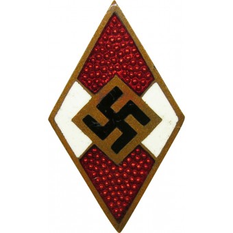 HJ breast badge, marked M 1/72 RZM. Espenlaub militaria
