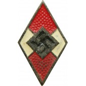 HJ-medlemsmärke, sen version, zink, M1/93