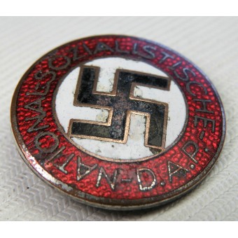 Nationalsozialistische DAP-emblem, variant med knapphål, M1/34 RZM Carl Wurster.. Espenlaub militaria