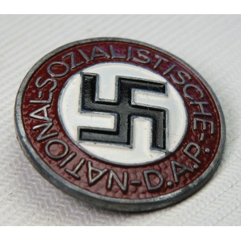 NSDAP member badge, M1/34 RZM - Karl Wurster. Zinc. Espenlaub militaria