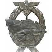 Schnellboot-Kriegsabzeichen 2.Form/ E-boot 2nd type badge, RS.