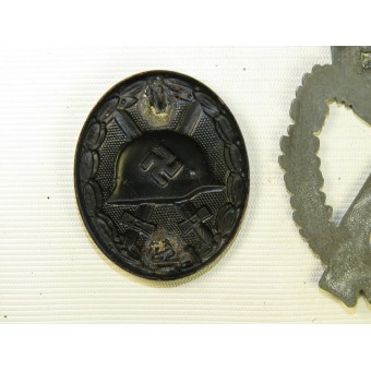 Insignias WW2: Asalto de infantería y insignia insignia herida.. Espenlaub militaria