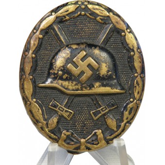 WW2 Wound Badge in Black, Messing. Espenlaub militaria