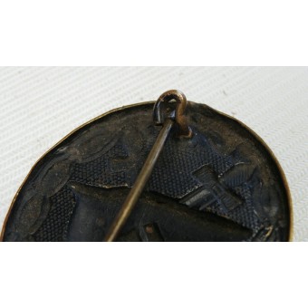 WW2 wound badge in black, brass. Espenlaub militaria