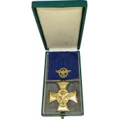 3de Rijkspolitie Lange Dienst onderscheiding, eerste klasse voor 25 jaar.