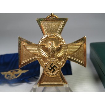 3e Reich police décoration service longue, première classe depuis 25 ans. Espenlaub militaria