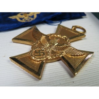 3rd Reich Police Long Service decoration, First class for 25 years. Espenlaub militaria