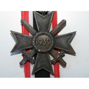 Крест за Военные заслуги с мечами 1939 Маркировка 108 на кольце. Espenlaub militaria