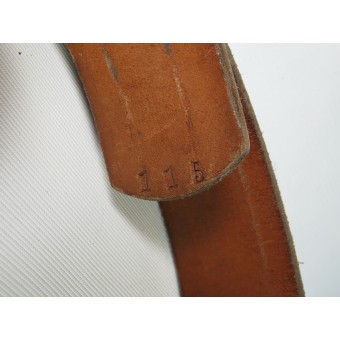 Field police leather belt, 1938. Espenlaub militaria