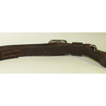 Cinturón de HJ y la hebilla con la correa de hombro, 17 RZM Ges.Gesch.. Espenlaub militaria
