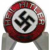 Insignia de simpatizante del NSDAP del III Reich - Heil Hitler.