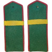 Shoulder boards M1943 for efreitor of NKVD Border troops.