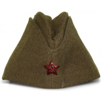 WW2 Red Army Side Cap, M1935, Lend-Lease Amerikaanse wol. Espenlaub militaria