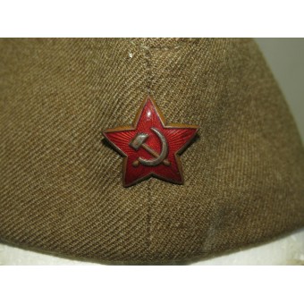 WW2 Red Army Side Cap, M1935, Lend-Lease Amerikaanse wol. Espenlaub militaria