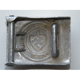 Cinturón de aluminio hebilla -RAD. FLL 38 marcada. Espenlaub militaria