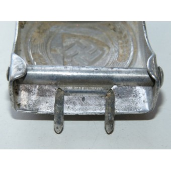 Cinturón de aluminio hebilla -RAD. FLL 38 marcada. Espenlaub militaria