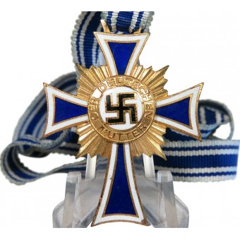 Croce della madre prima classe- tedesco Ehrenkreuz der Deutschen Mutter in Gold. Espenlaub militaria