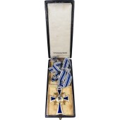 Cross of German mother- Ehrenkreuz der Deutschen Mutter in Gold. C.F Zimmermann Pforzheim