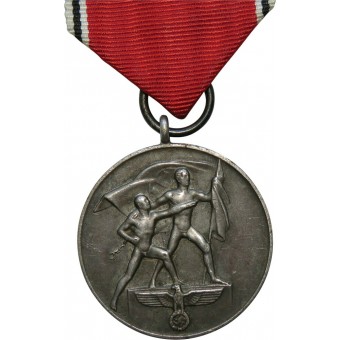 Ein Volk, ein Reich, ein Führer. 13. März 1938 Anschluss de Austria medalla. Espenlaub militaria