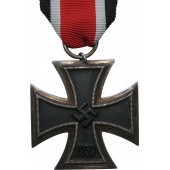 Eisernes Kreuz 1939 II. Klasse von Hanauer Plakettenhersteller mit Bandspange