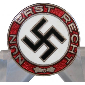 Nun Erst Recht NSDAP sympathizer badge. Espenlaub militaria