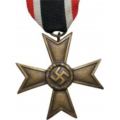Croce senza spade KVK II classe 1939, non marcata. In bronzo