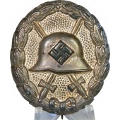 Verwundetenabzeichen 1° tipo 1939 in argento