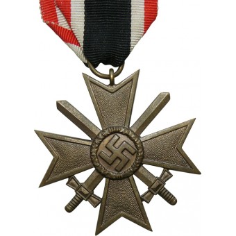 Duitse oorlogsmerit Cross 1939 (KVK), tweede klas met zwaarden. Bronzen. Espenlaub militaria