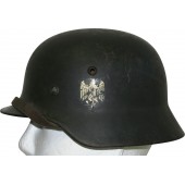 Стальной шлем Вермахта m35 SE 62 с одной декалью, Восточный Фронт