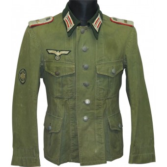 G.A.R 111 teniente túnica. túnica gebirgs Artillería Regimiento 111 salada del oficial ligera. Espenlaub militaria