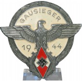HJ Gausieger im Reichsberufswettkampf 1944, zinc, marqué G.Brehmer Markneukirchen