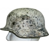 Люфтваффе Q-64, зимний камуфляжный стальной шлем