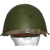 Стальной шлем СШ - 39, 1941 ЛМЗ с тактическими знаками